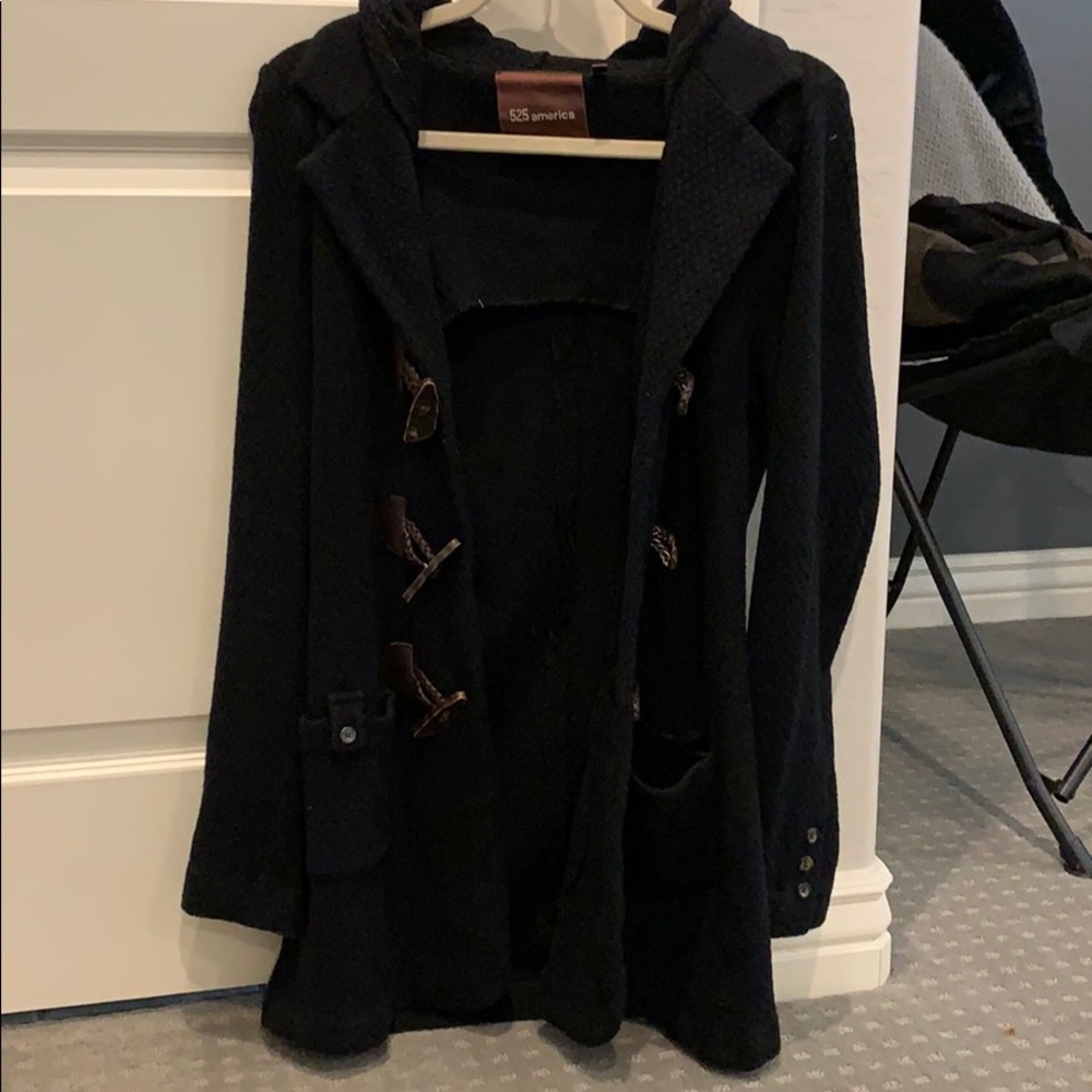 525 America black cardigan